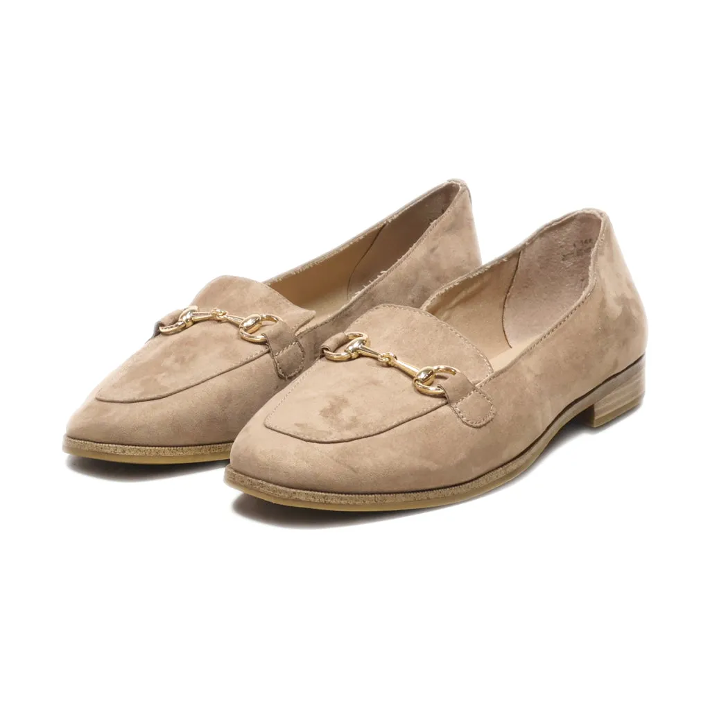 Graceland Loafers Fabric Brown Colour For Women