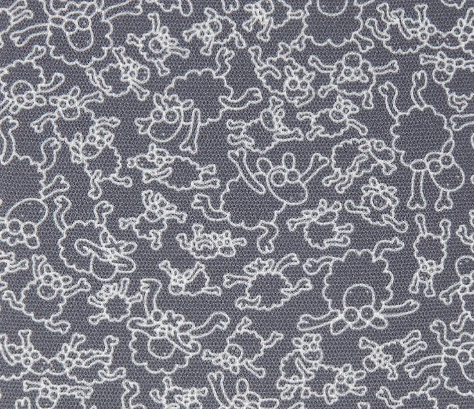Grey sheep espadrille canvas