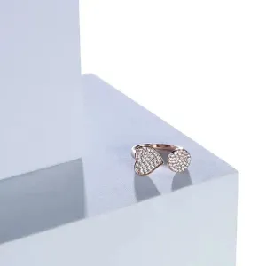 Heart Two Stone Ring