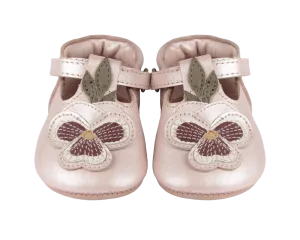 Heidi Shoes | Violette | Rose Metallic Leather