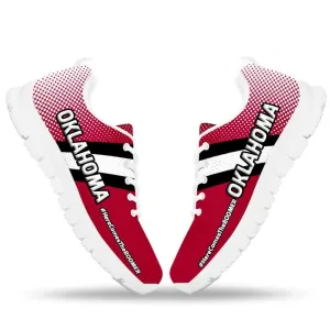 #HereComesTheBoomer Oklahoma Fan Running Shoes