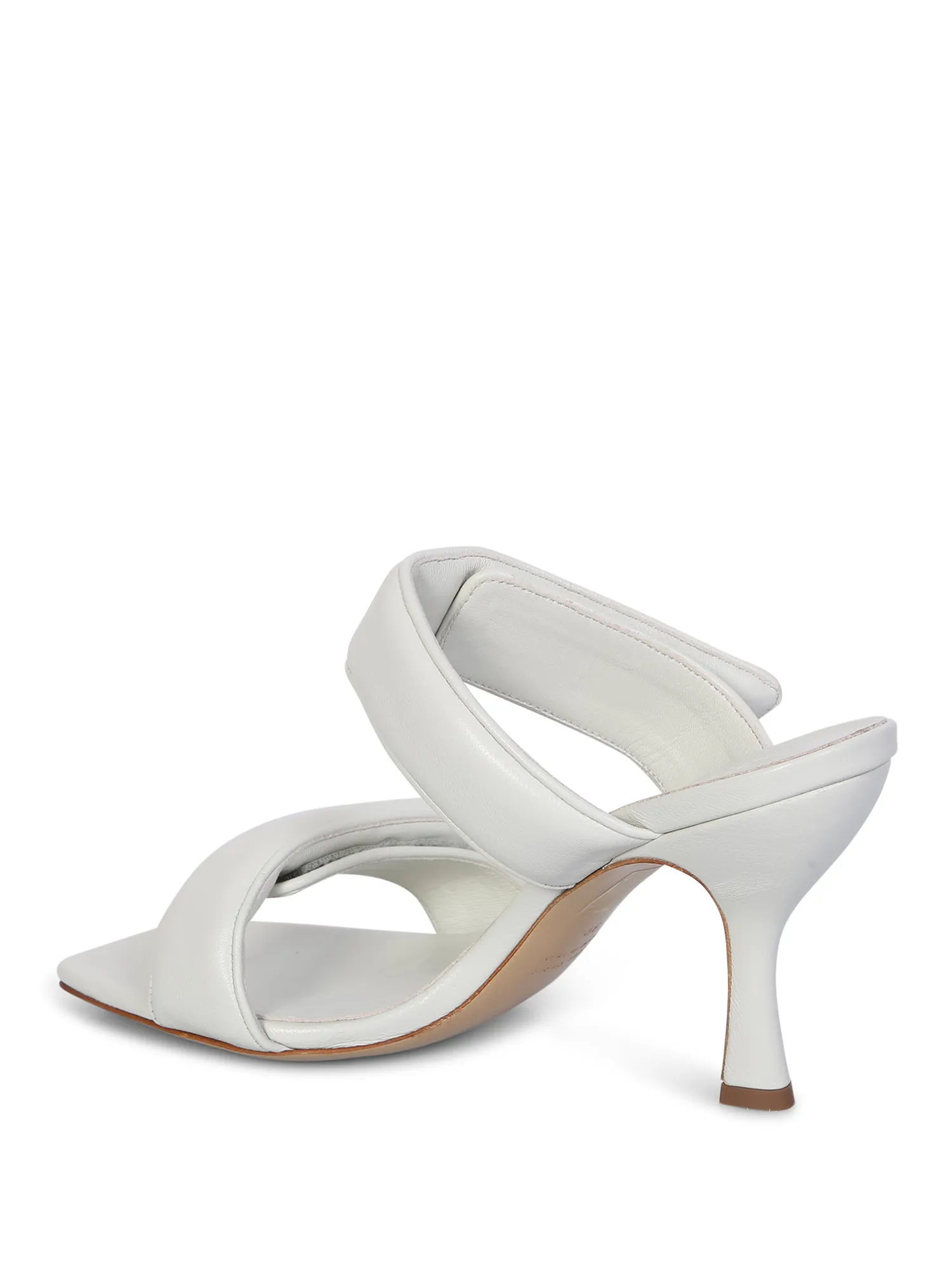 High-heeled straps sandal Perni 03 White