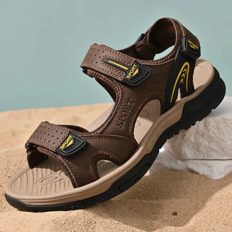 Hnzxzm Hot Sale New Fashion Summer Leisure Beach Men Shoes High Quality Sandals The Big Yards Men's Sandals