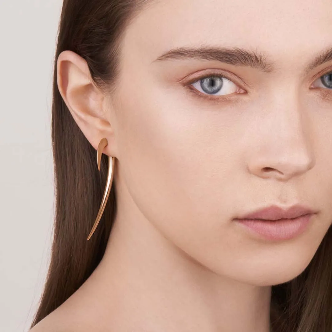 Hook Single Size 2 Earring - Yellow Gold Vermeil