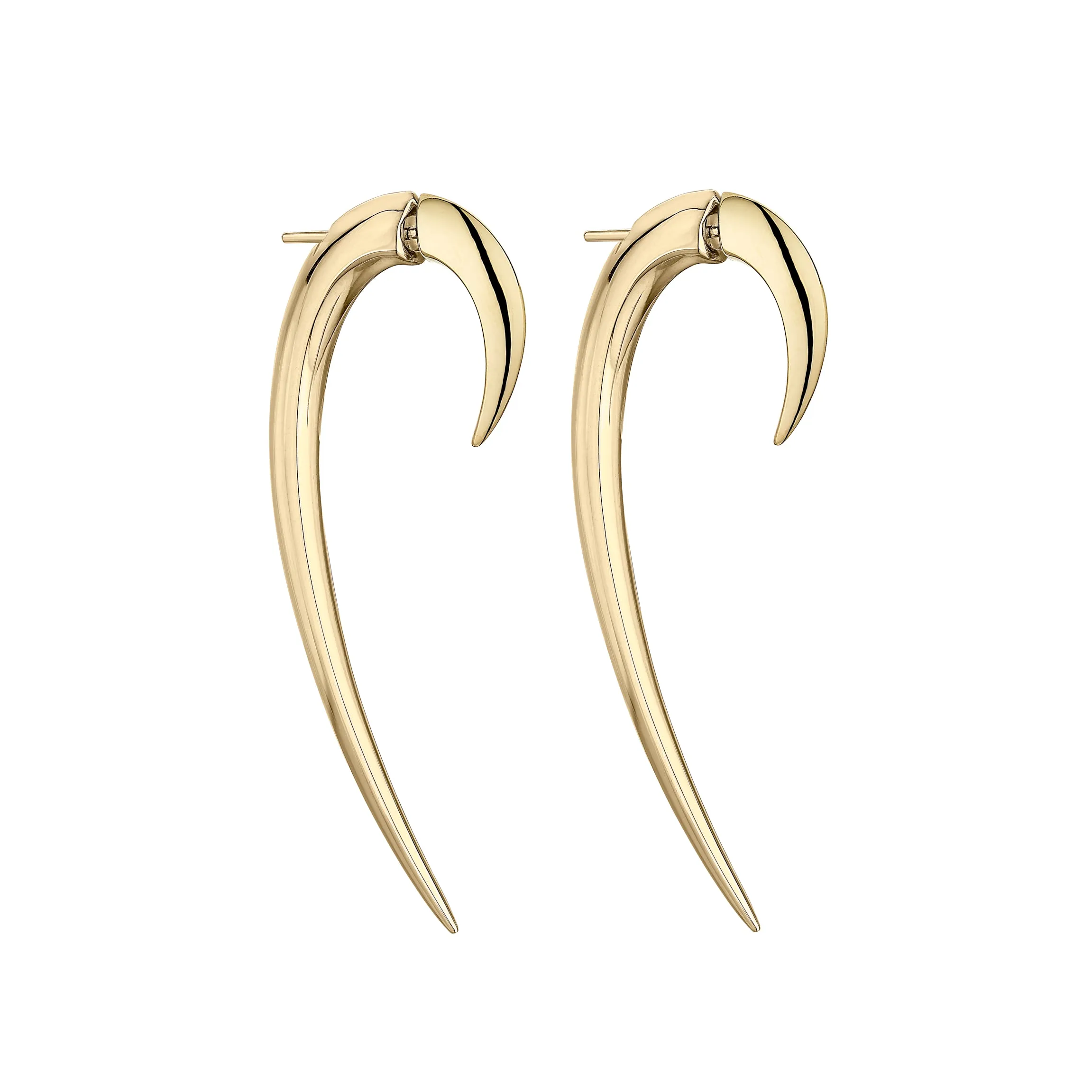 Hook Size 2 Earrings - Yellow Gold Vermeil