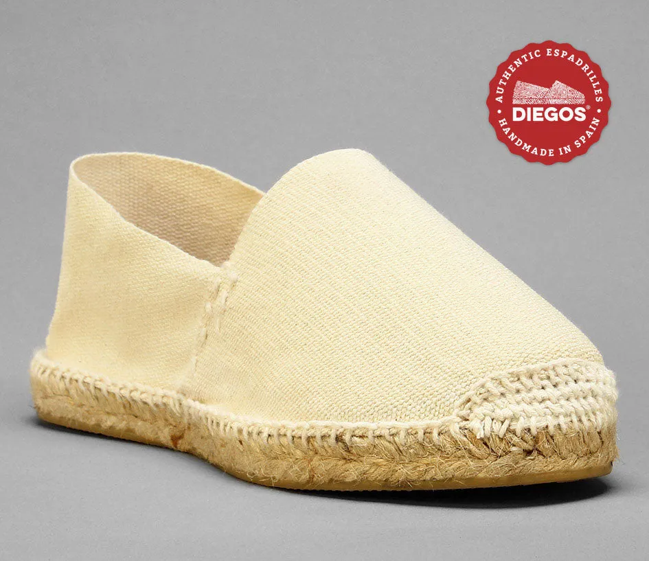 Ivory espadrille canvas