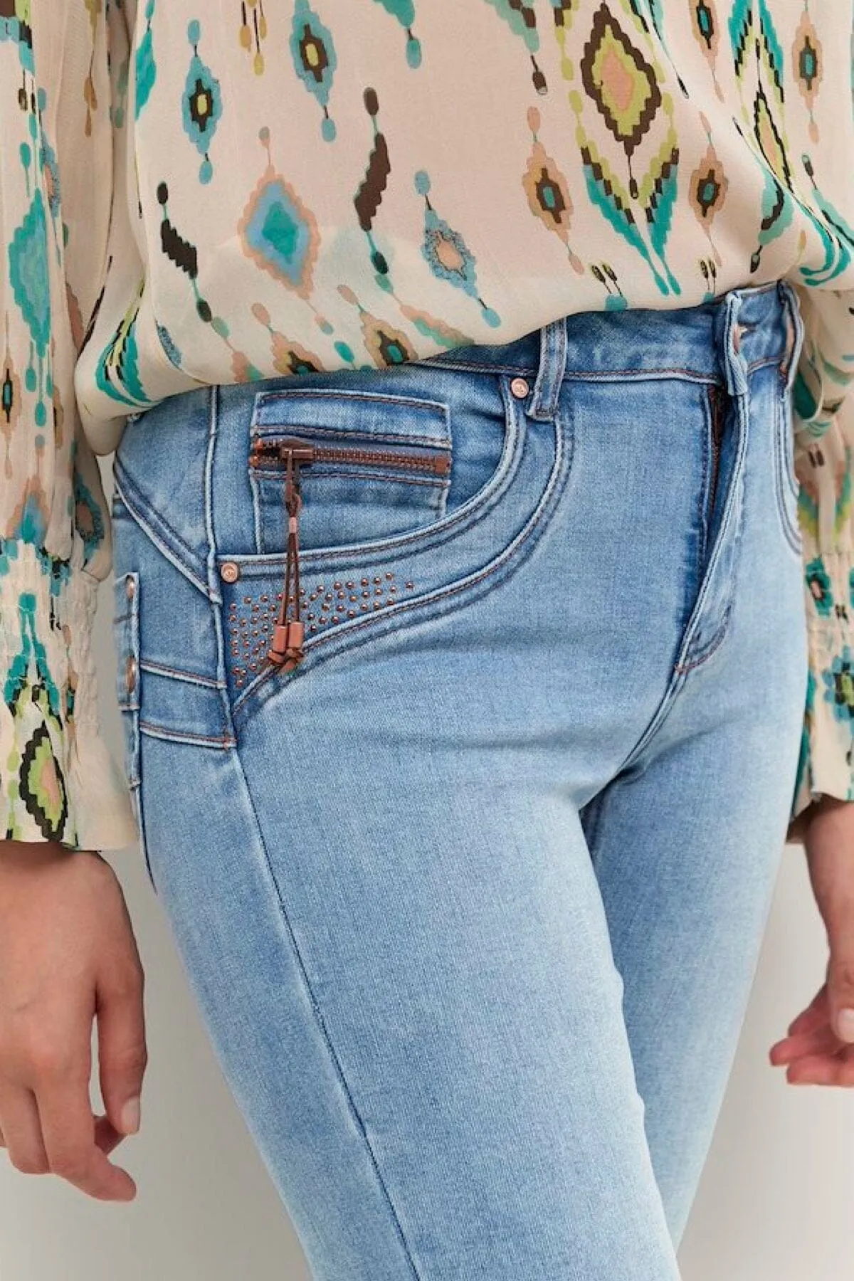 Jeans de coton Brenda