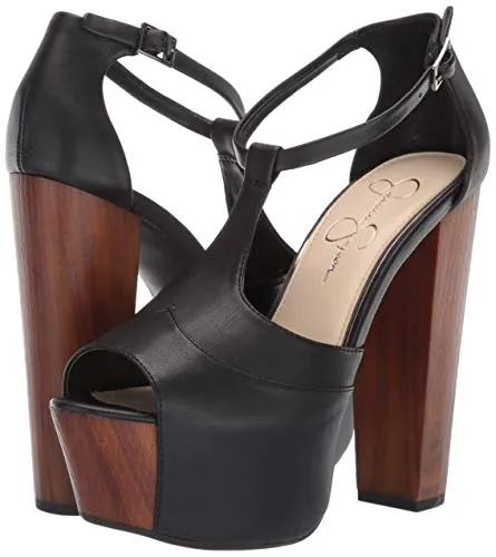 Jessica Simpson Women's DANY Shoe, Black, 7 M US