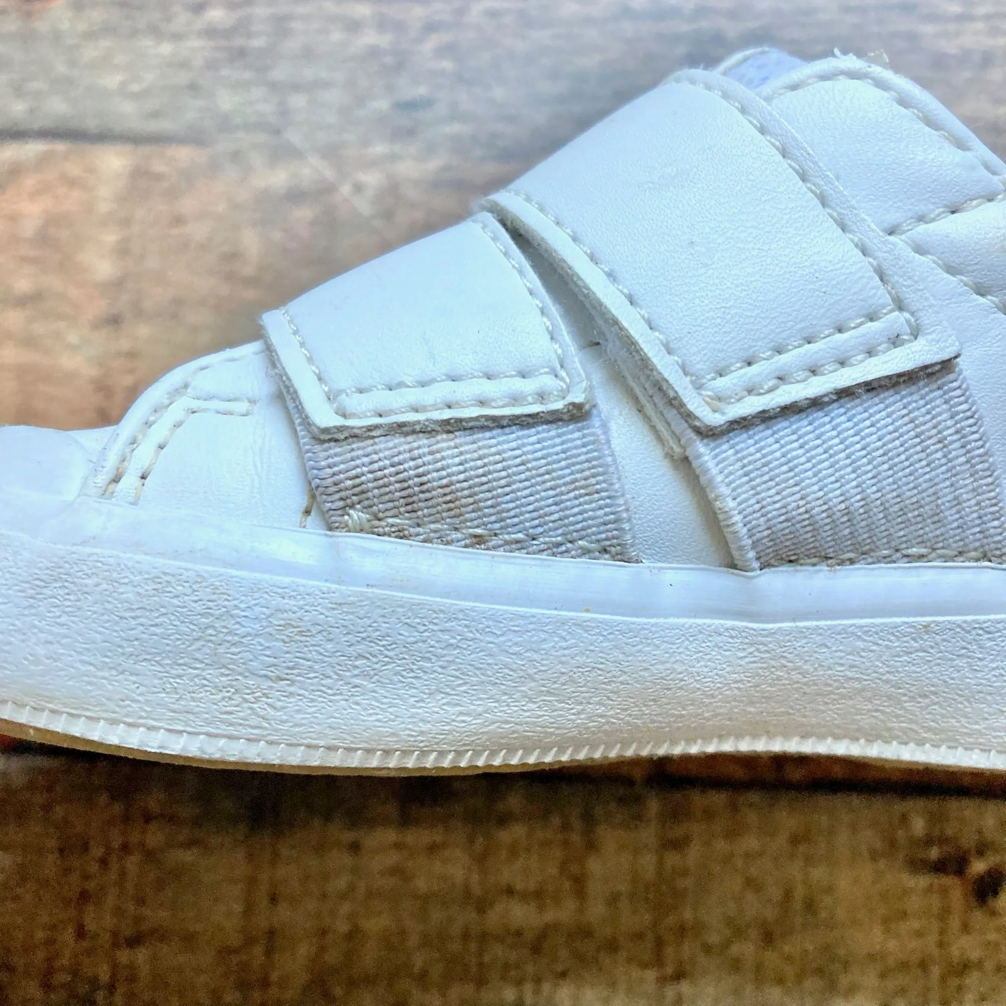 Keds White Velcro Sneakers- Size 5M
