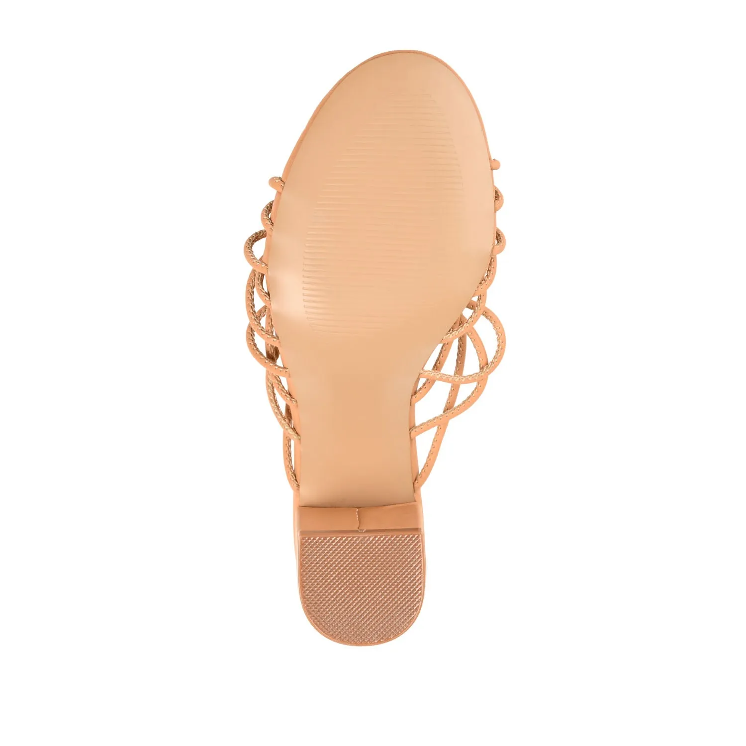 KENNADI BLOCK HEELED MULTI STRAP SANDALS