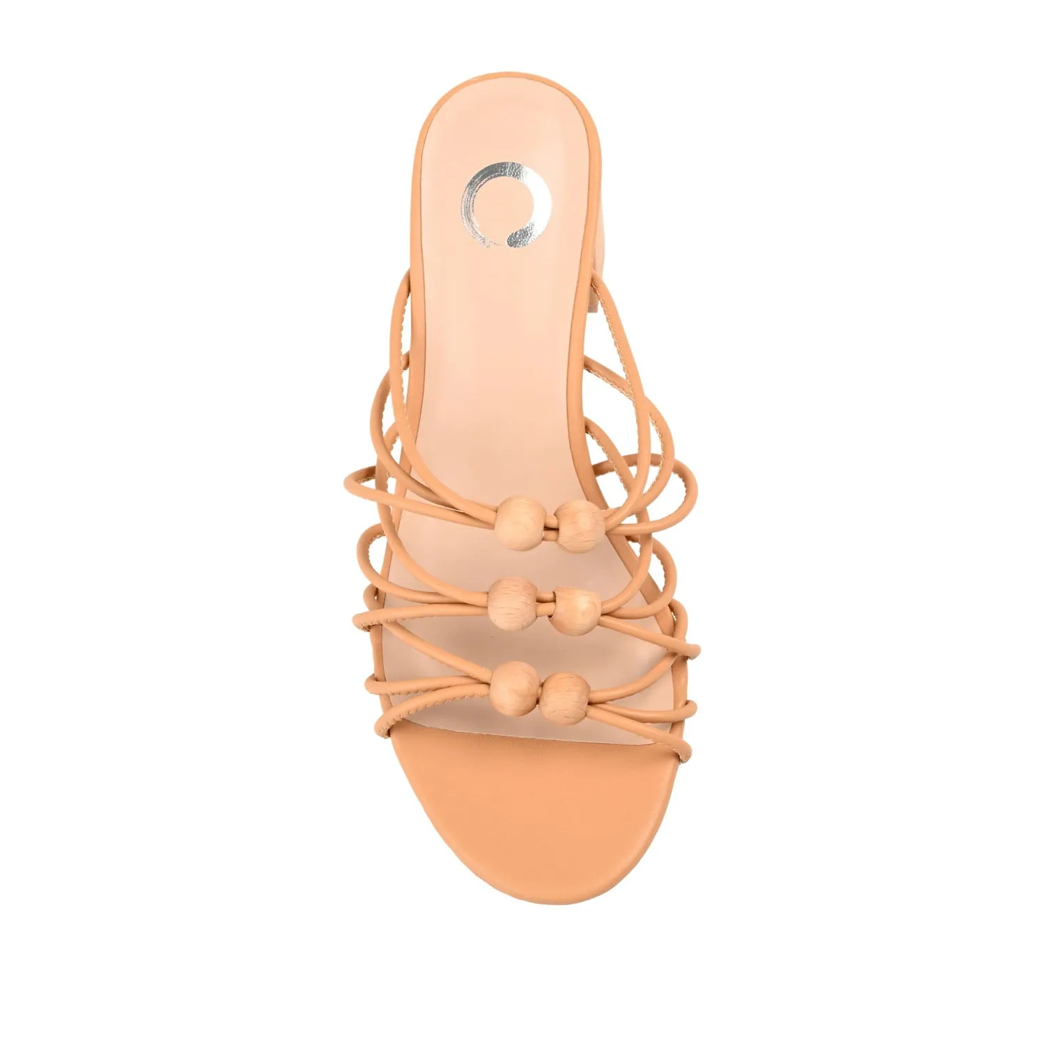 KENNADI BLOCK HEELED MULTI STRAP SANDALS