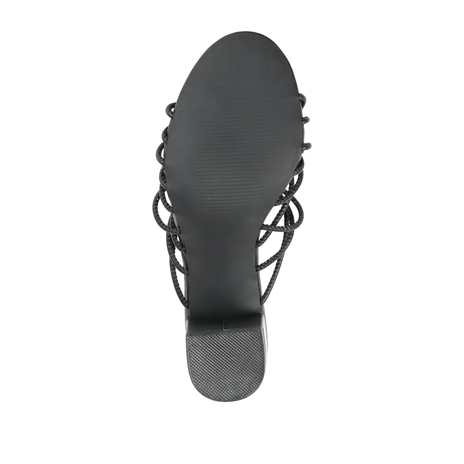 KENNADI BLOCK HEELED MULTI STRAP SANDALS
