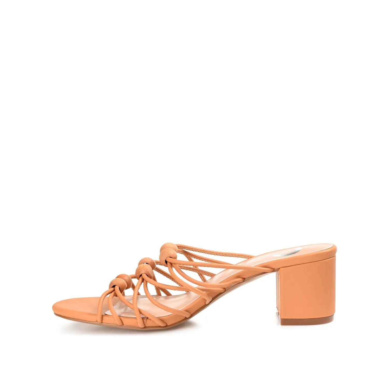 KENNADI BLOCK HEELED MULTI STRAP SANDALS