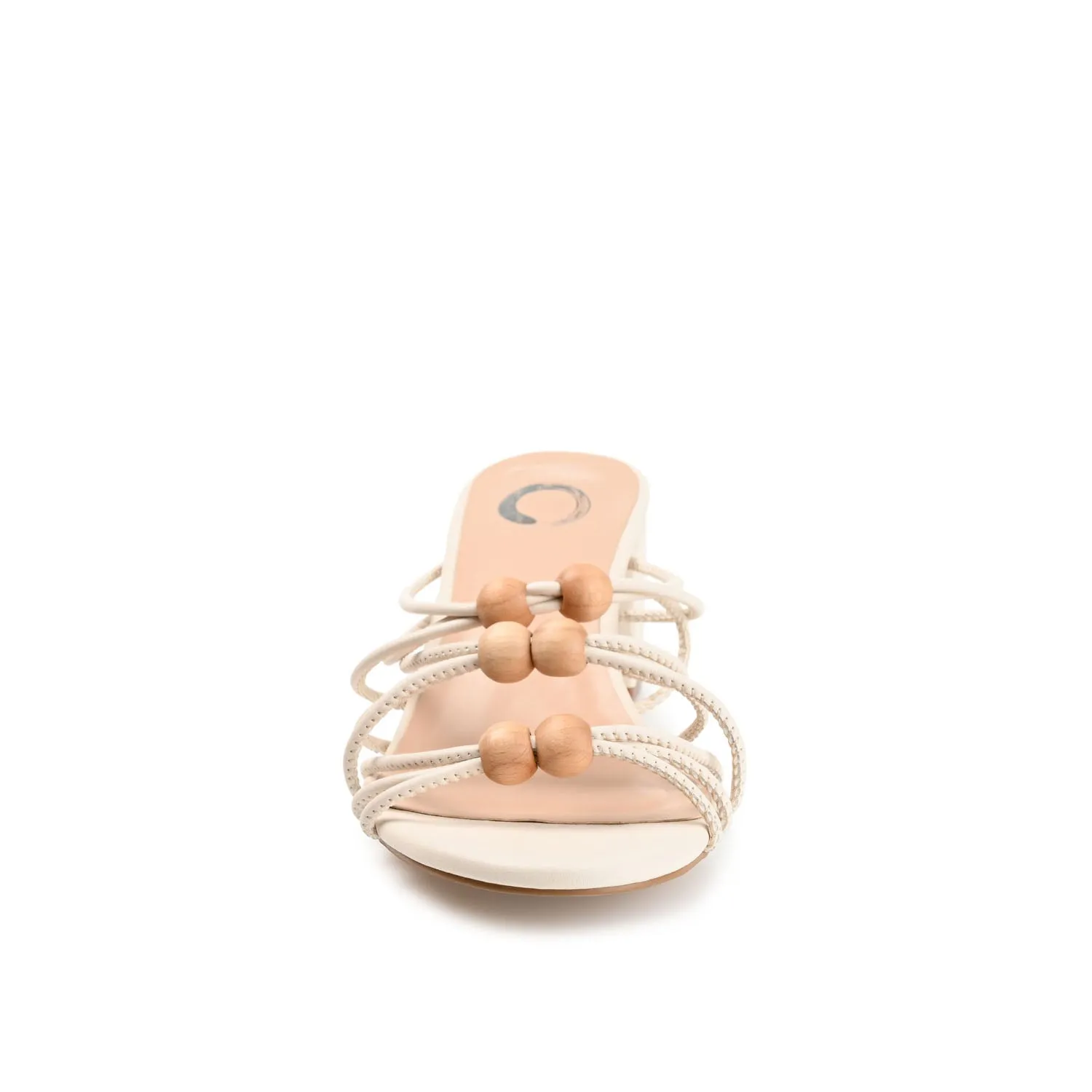 KENNADI BLOCK HEELED MULTI STRAP SANDALS