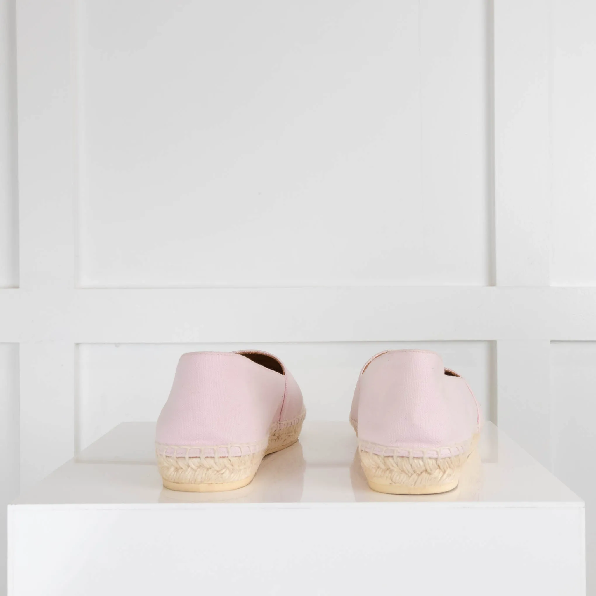 Kenzo Pale Pink Tiger Flat Espadrilles