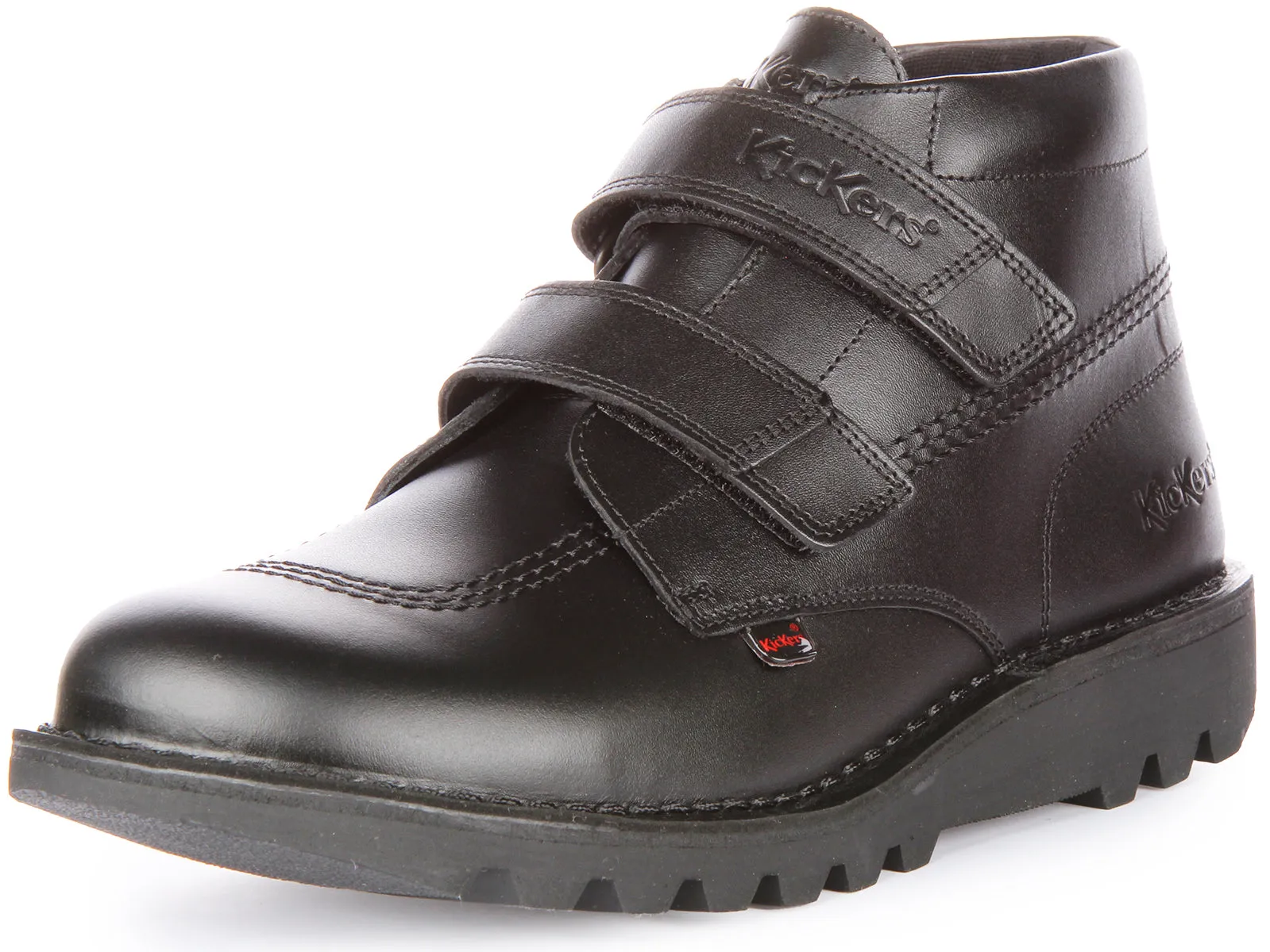 Kickers Kick Hi Velcro In Black For Men