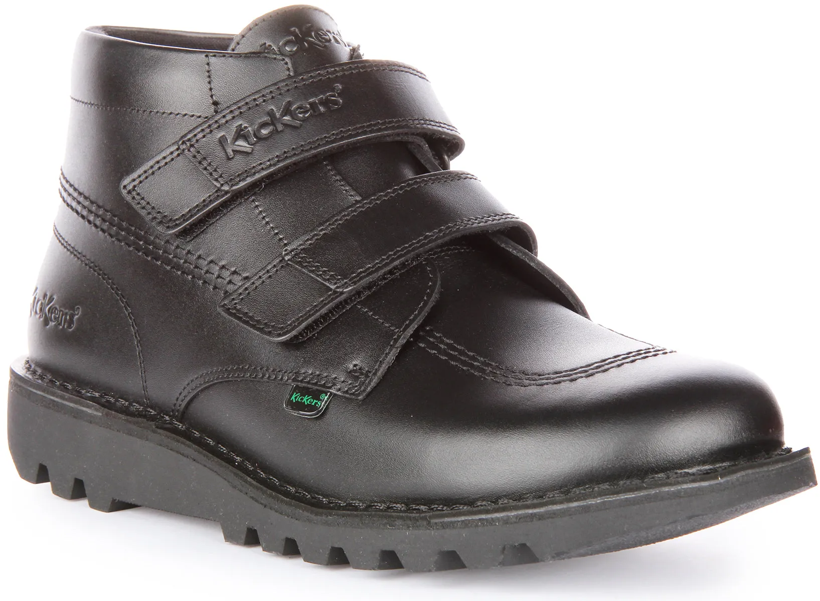 Kickers Kick Hi Velcro In Black For Men