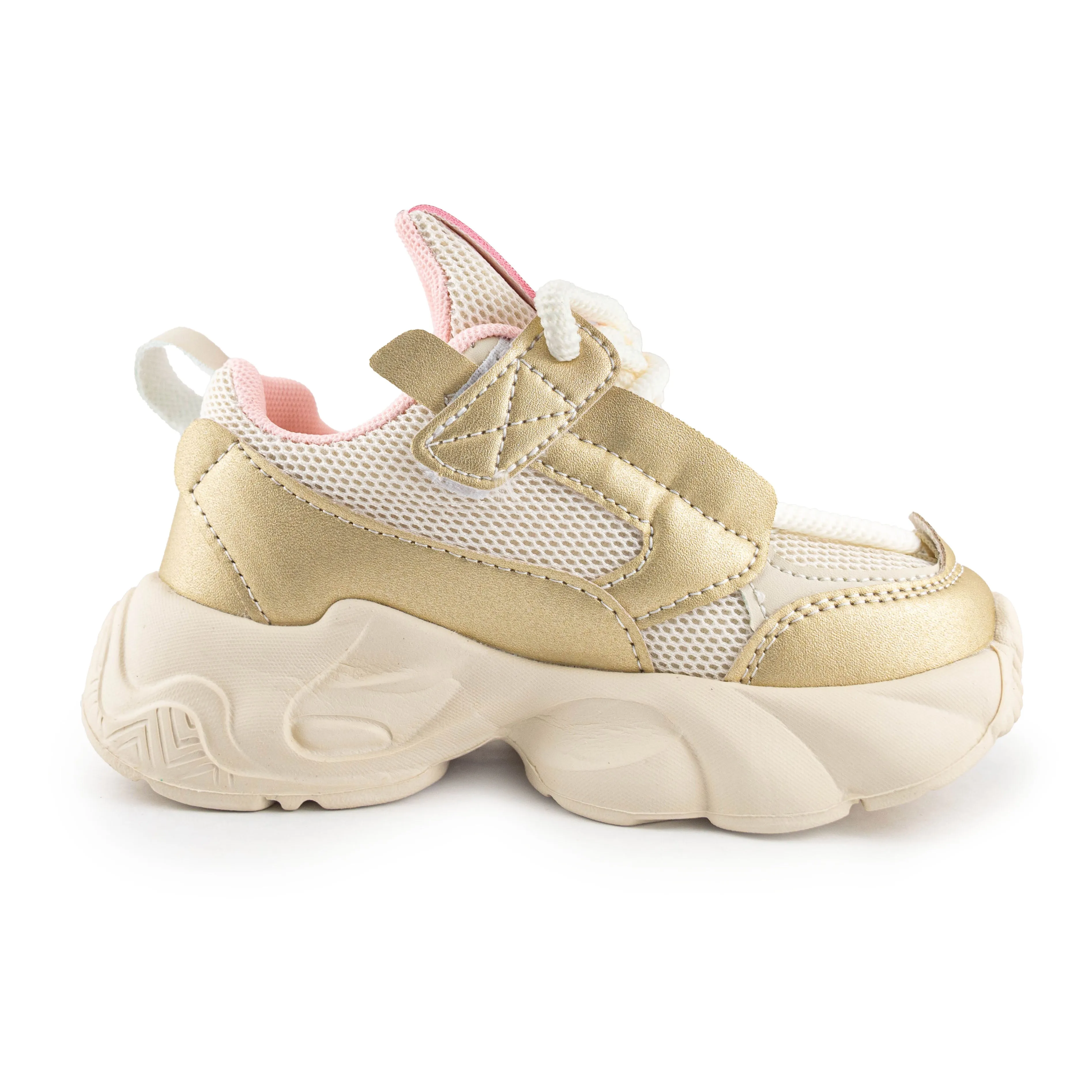 Kids' XHXL3328 Casual Sneakers - Gold