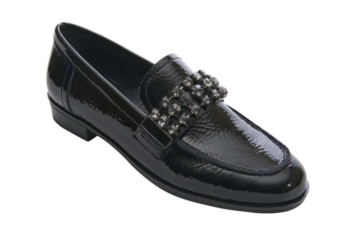 KINETA BLACK NAPPA LOAFER