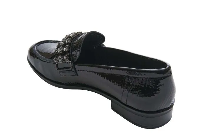 KINETA BLACK NAPPA LOAFER