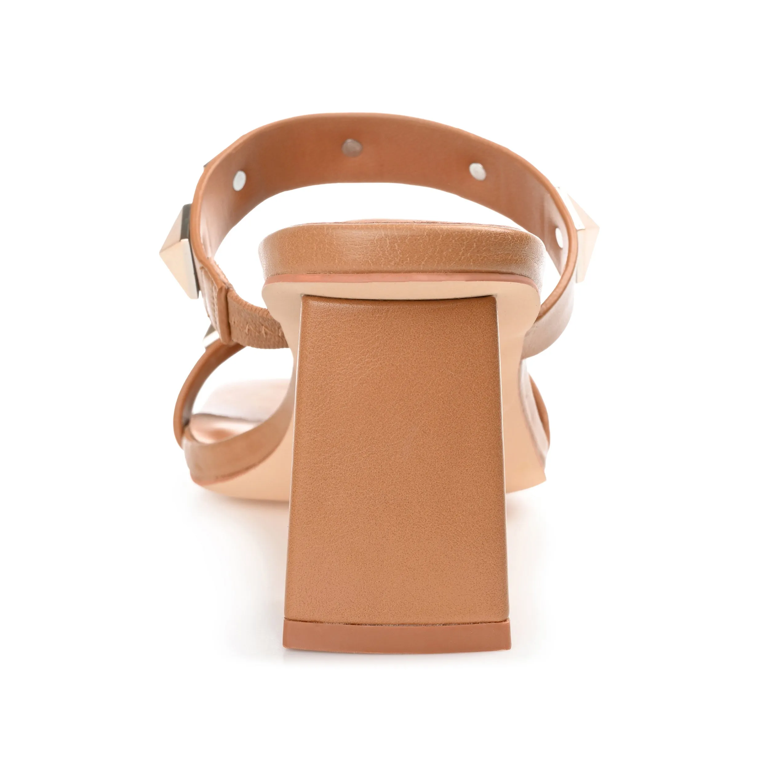 KIRIAN HEELED SANDALS IN FAUX LEATHER