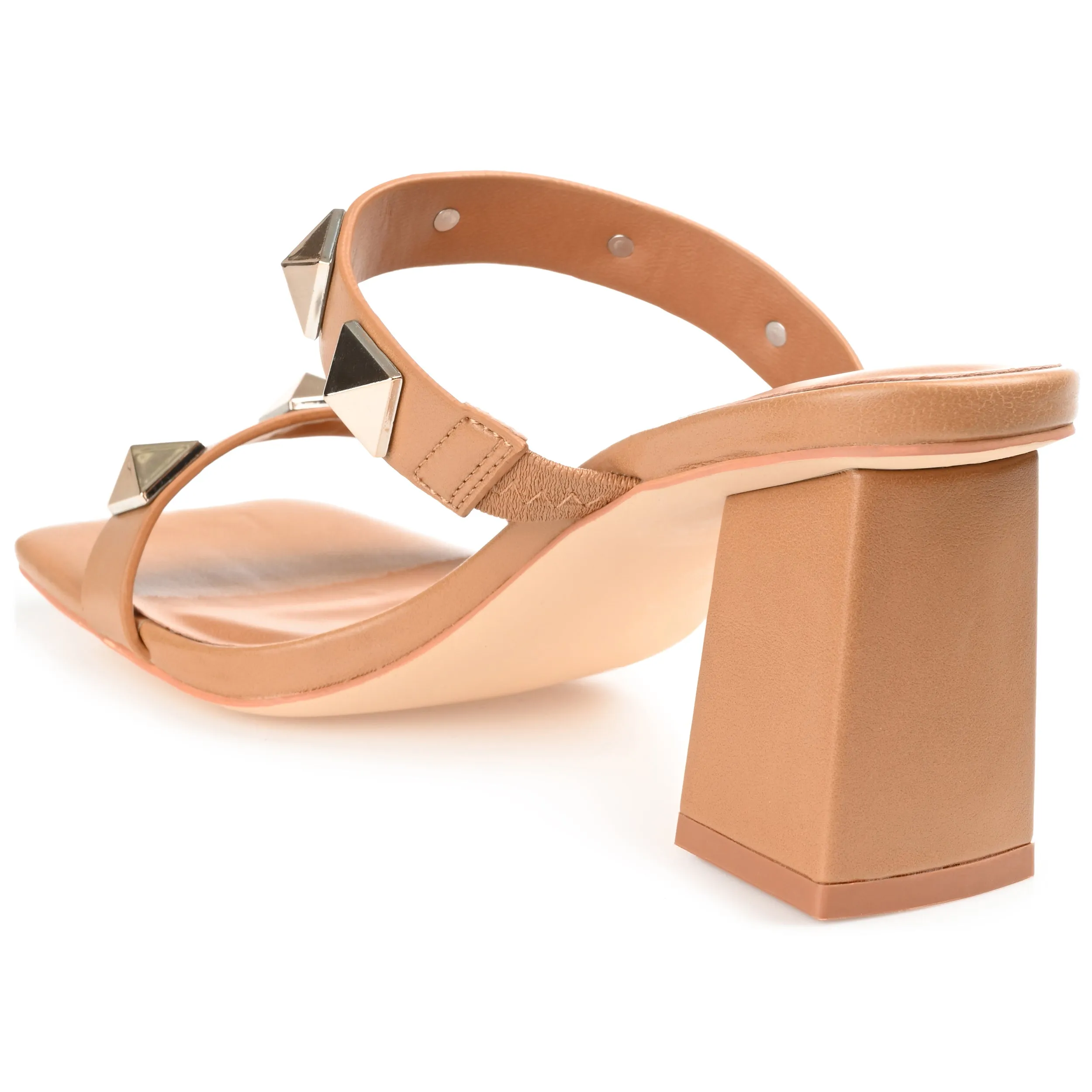 KIRIAN HEELED SANDALS IN FAUX LEATHER