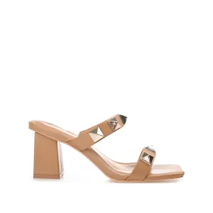 KIRIAN HEELED SANDALS IN FAUX LEATHER