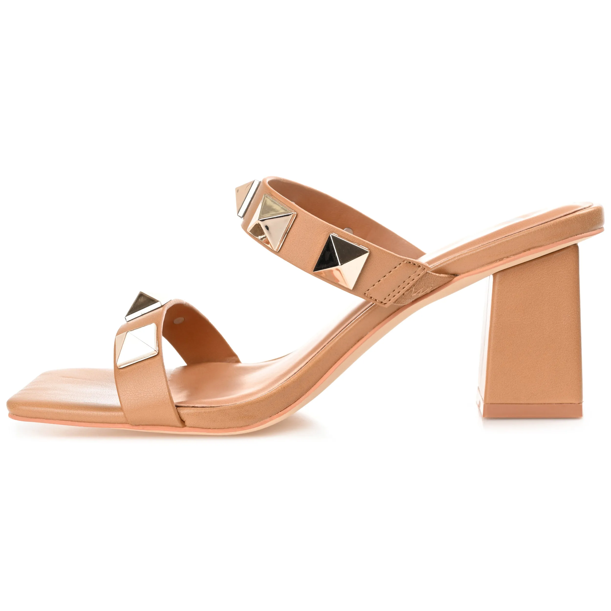 KIRIAN HEELED SANDALS IN FAUX LEATHER