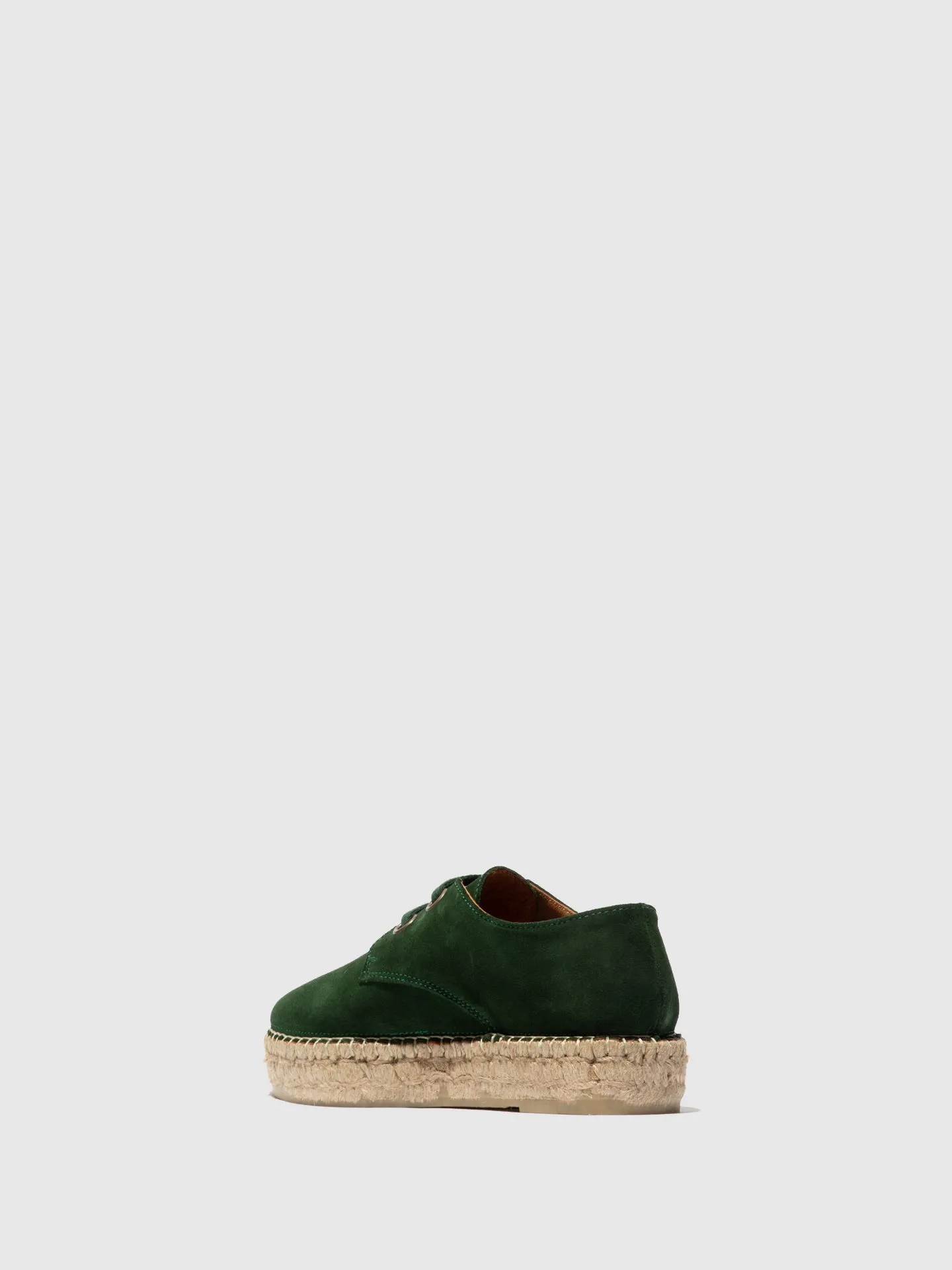 Lace-up Espadrilles PETH525FLY DARK GREEN