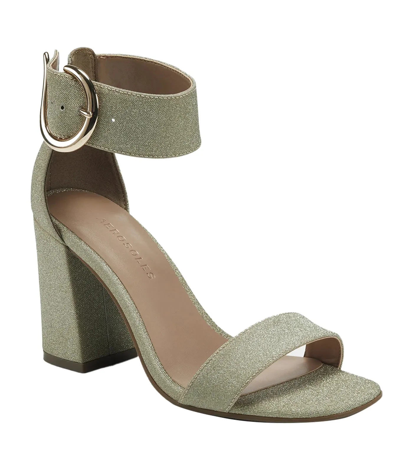 Landon Heel Sandals Gold