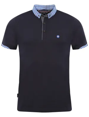 Le Shark Adams Row navy polo shirt