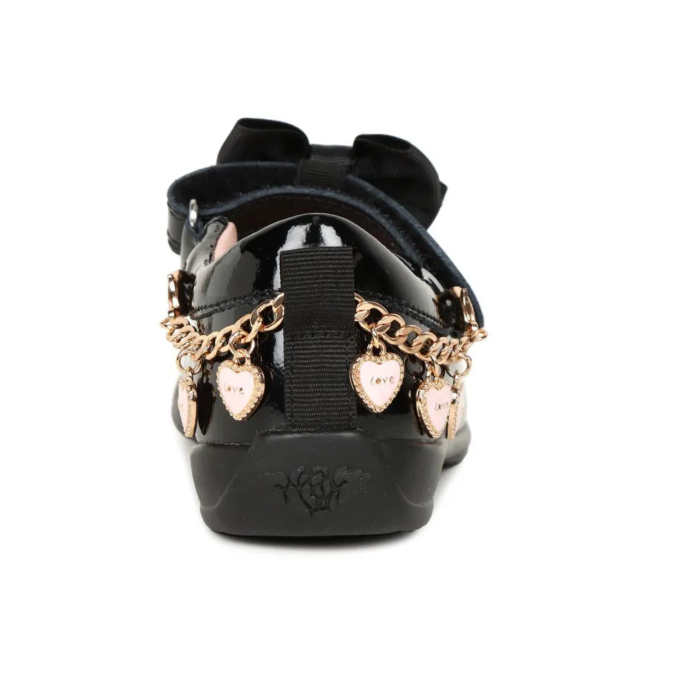 Lelli Kelly Girls School Shoe Annie Black Patient