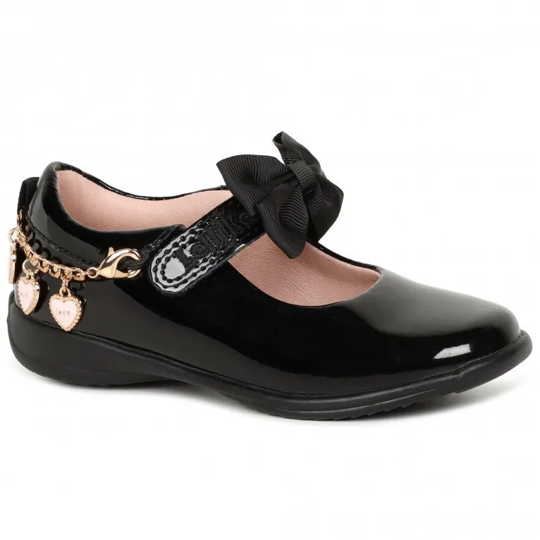 Lelli Kelly Girls School Shoe Annie Black Patient