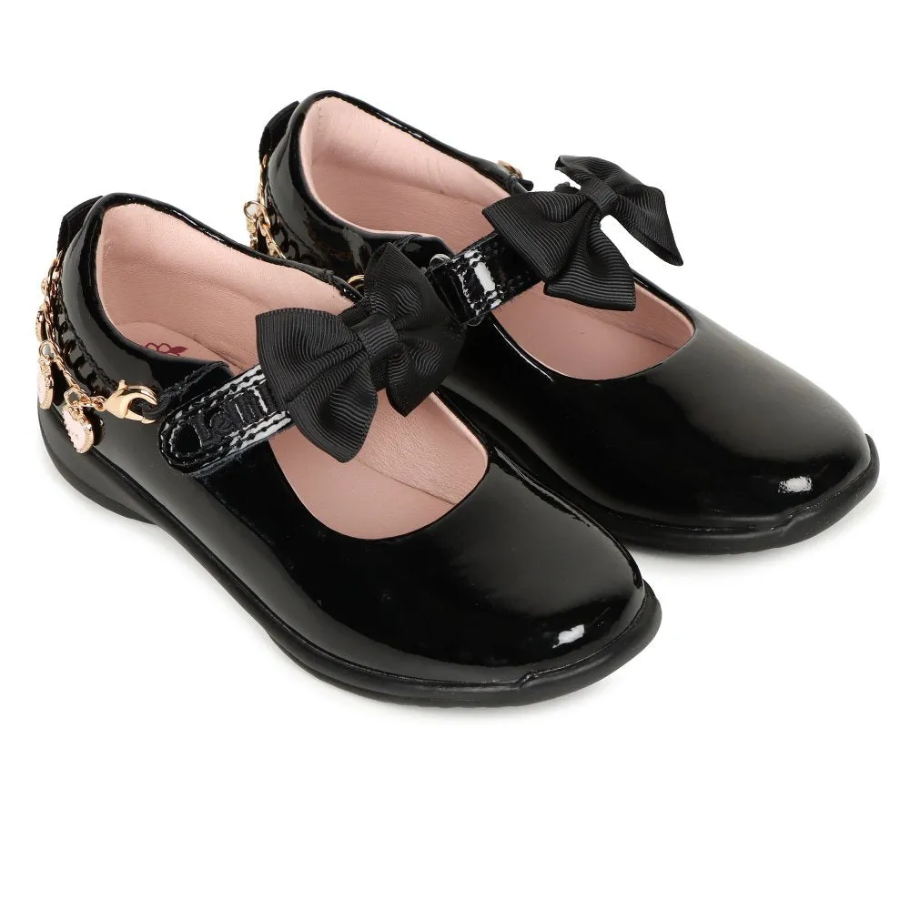 Lelli Kelly Girls School Shoe Annie Black Patient