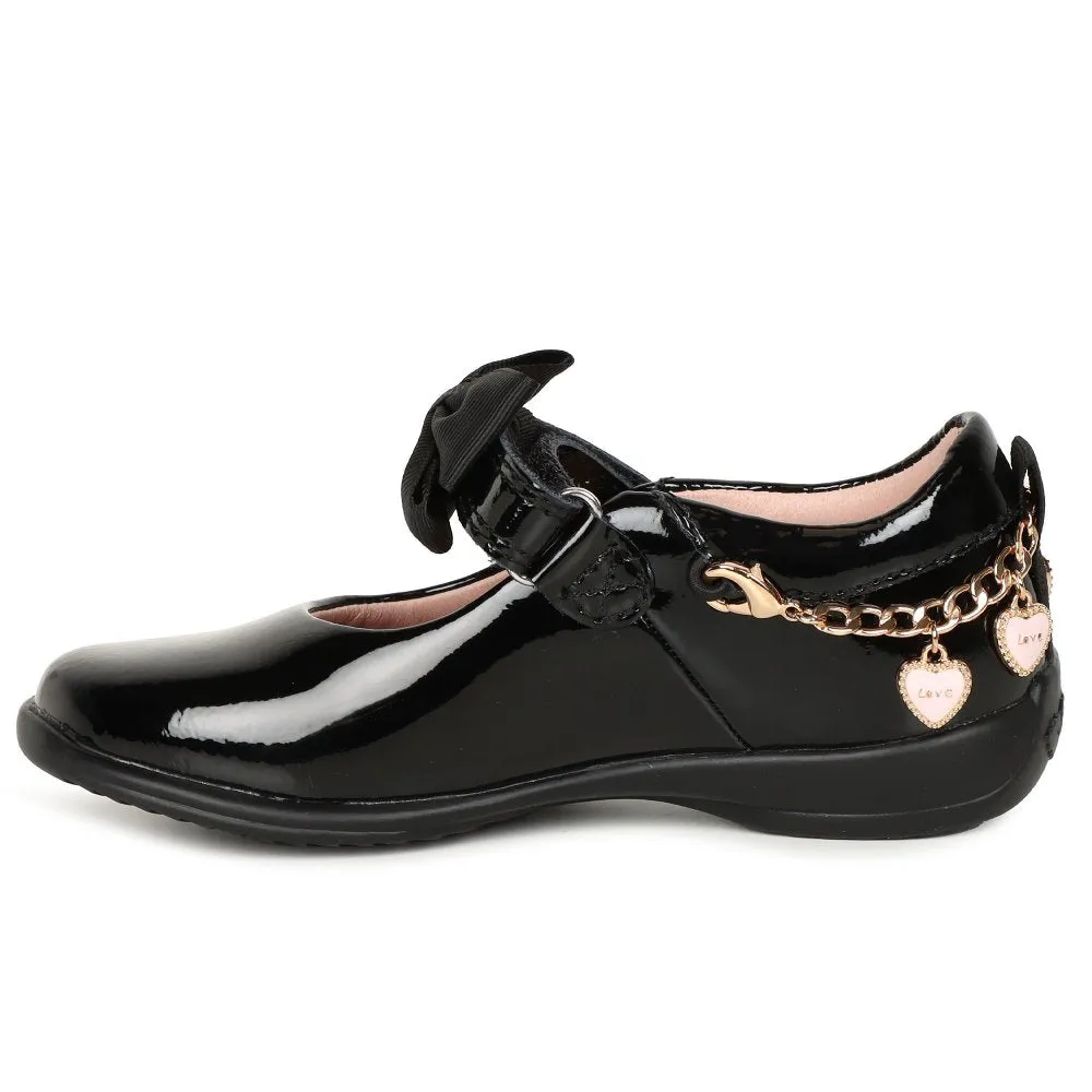 Lelli Kelly Girls School Shoe Annie Black Patient