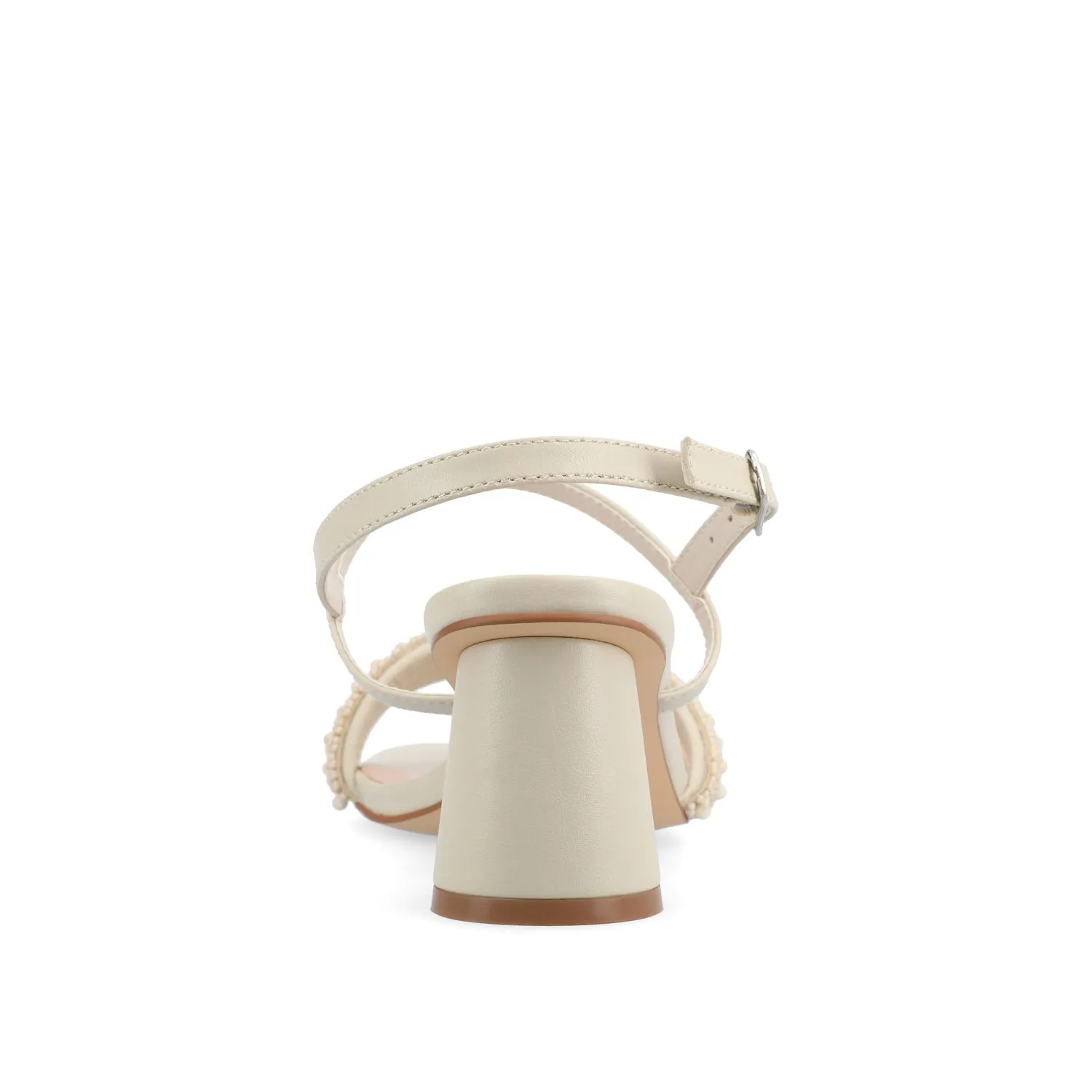 LORNNAH STRAPPY HEELS IN FAUX LEATHER