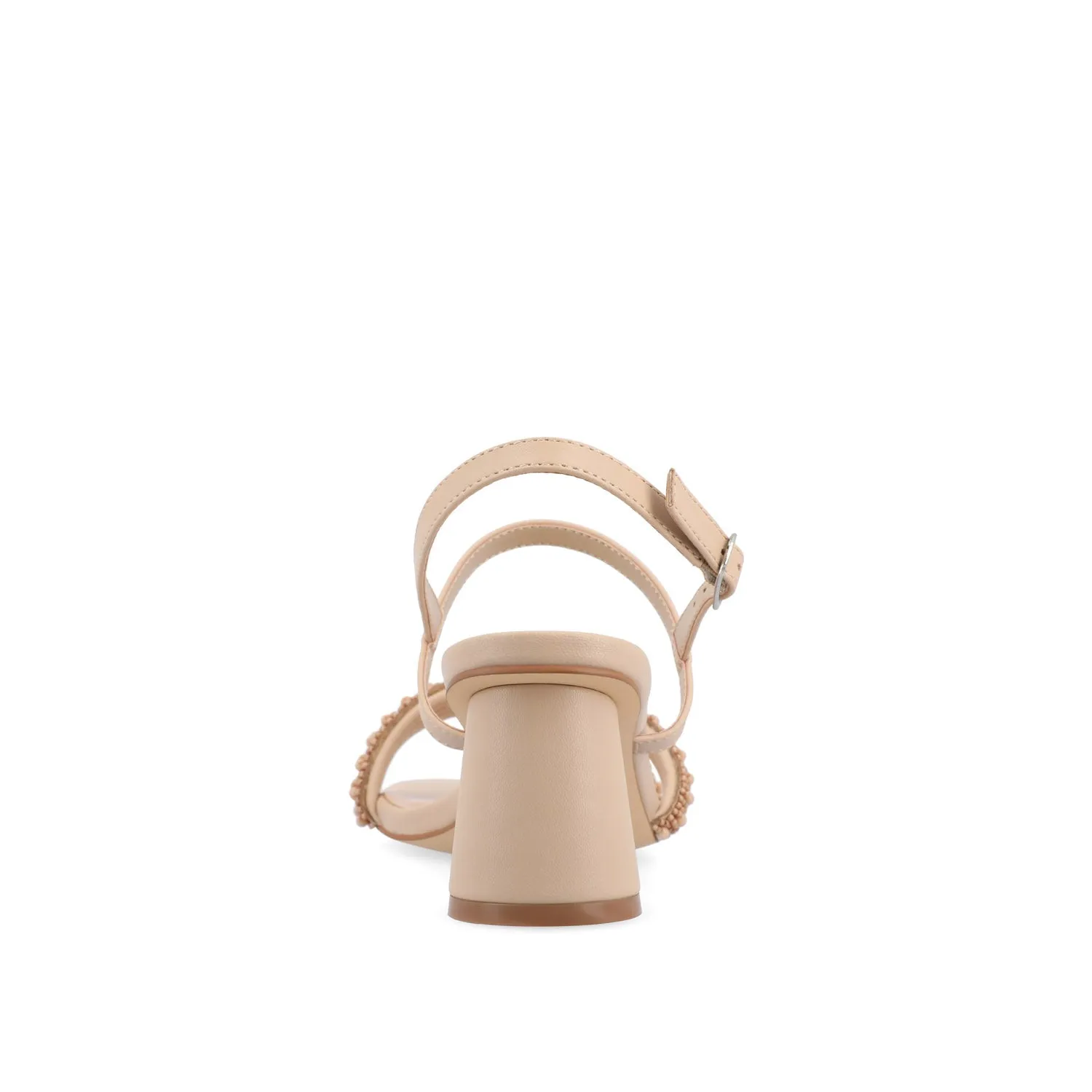 LORNNAH STRAPPY HEELS IN FAUX LEATHER