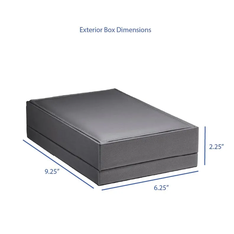 Luxury Leather Necklace Box, Opulent Collection