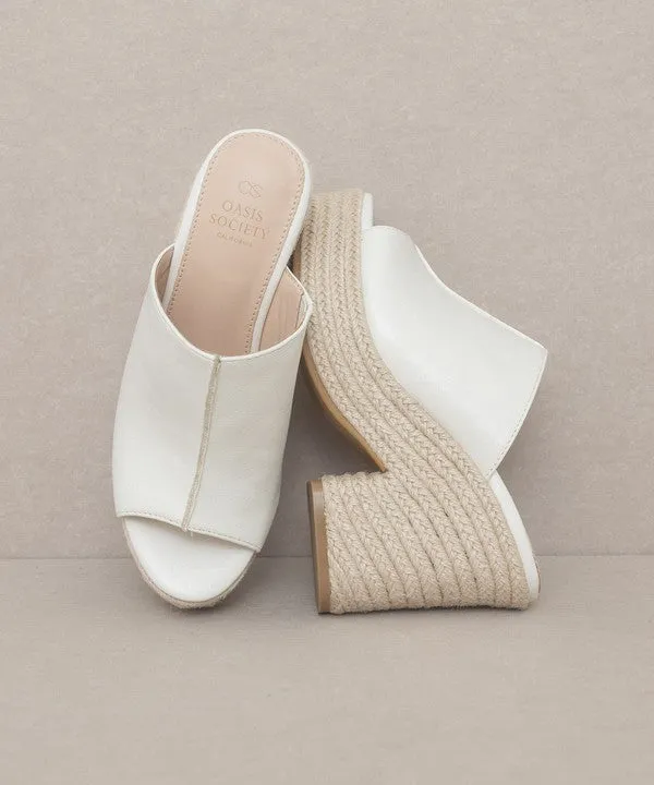 Melissa Espadrille Platform Slide