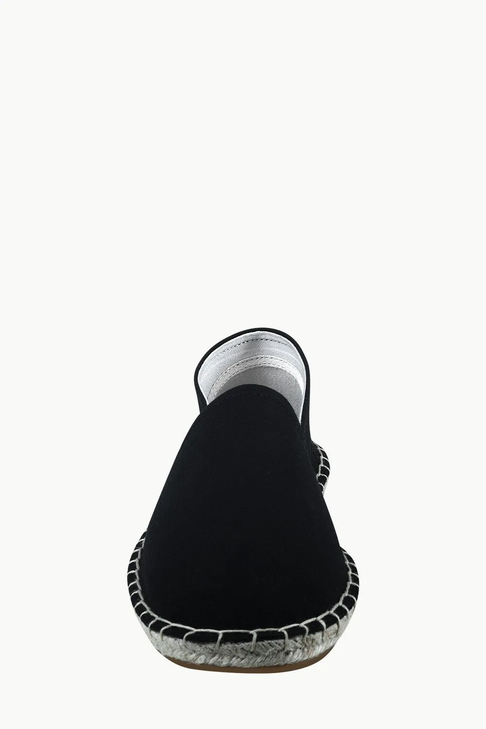 Men's Black Canvas Basque Espadrilles