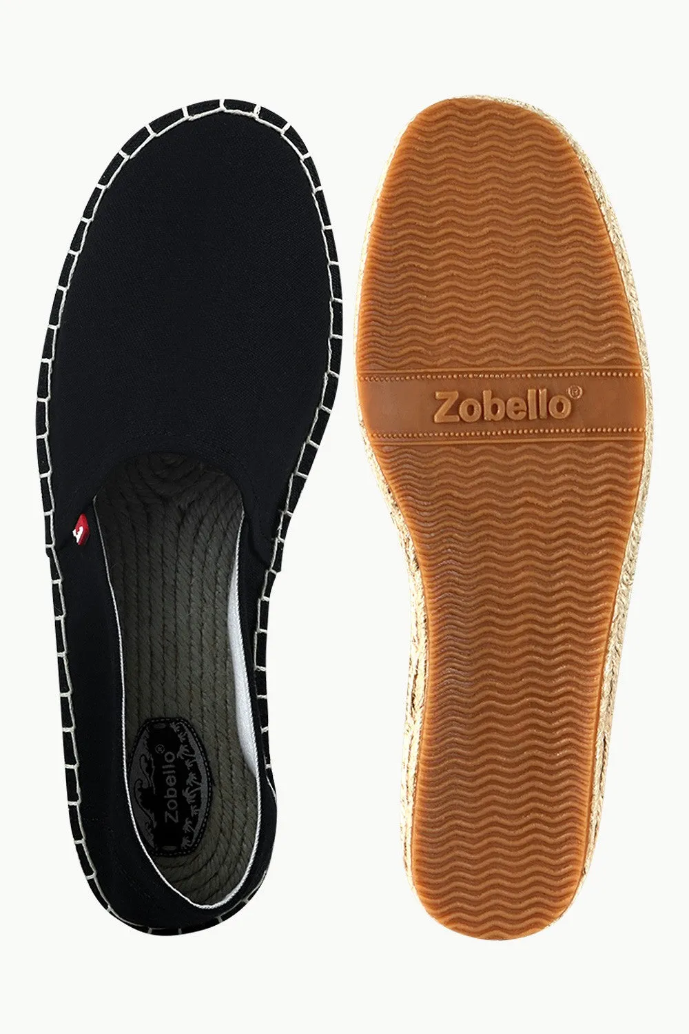 Men's Black Canvas Basque Espadrilles