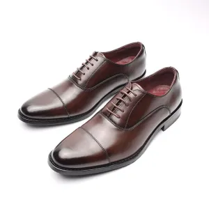Men's leather lace-up oxford loafers
