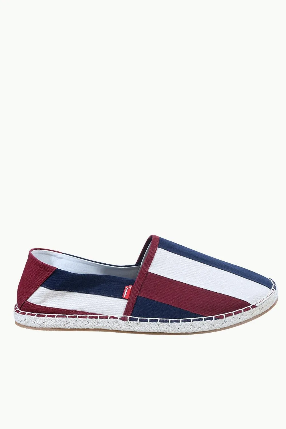Mens Multi Color Striped Espadrilles