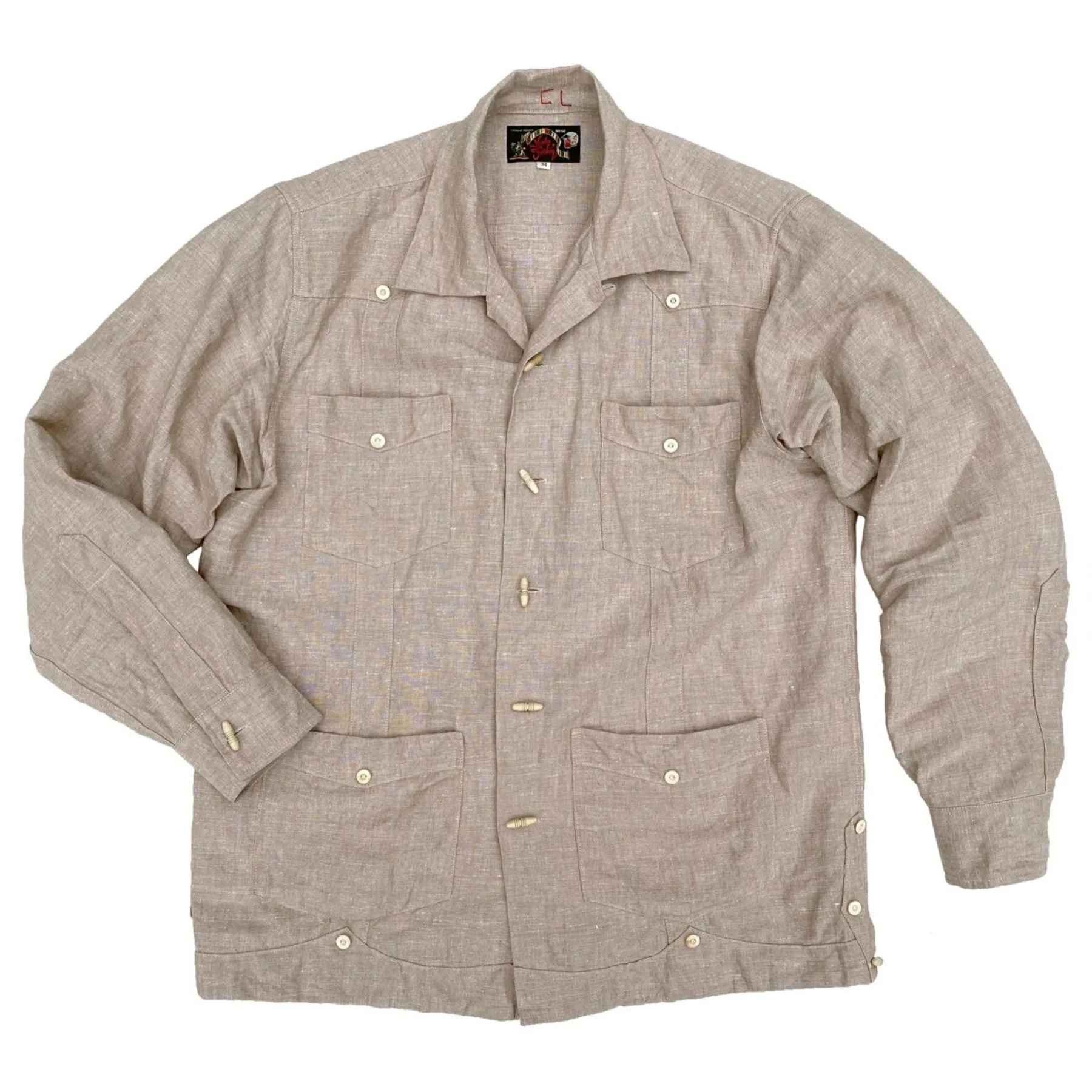Meridana Shirt - Oatmeal Chambray - Warehouse