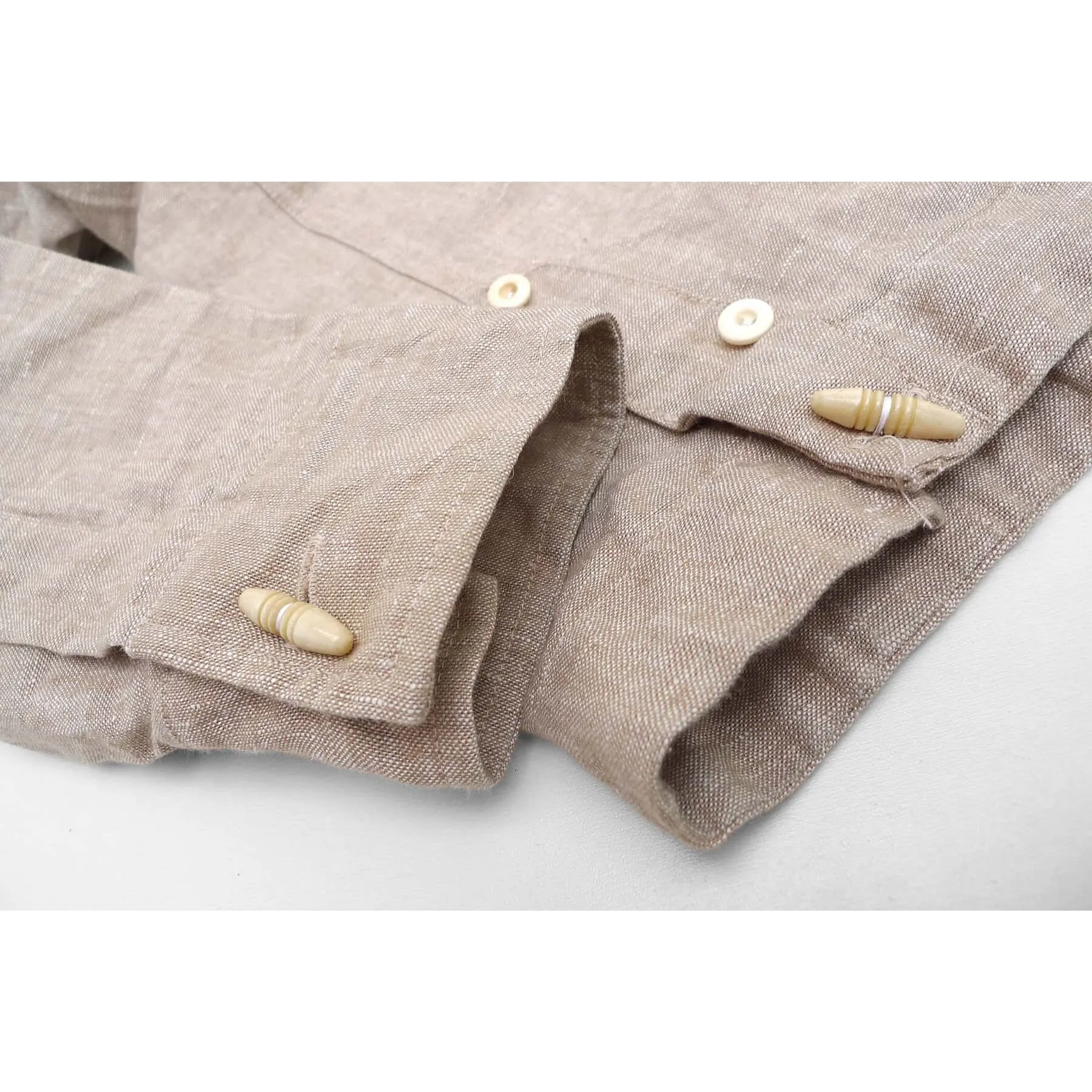 Meridana Shirt - Oatmeal Chambray - Warehouse