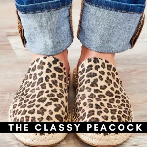 Metallic Leopard Taffy Mules | Corkys