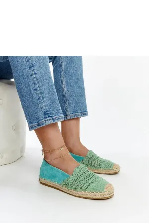 Mint openwork espadrilles