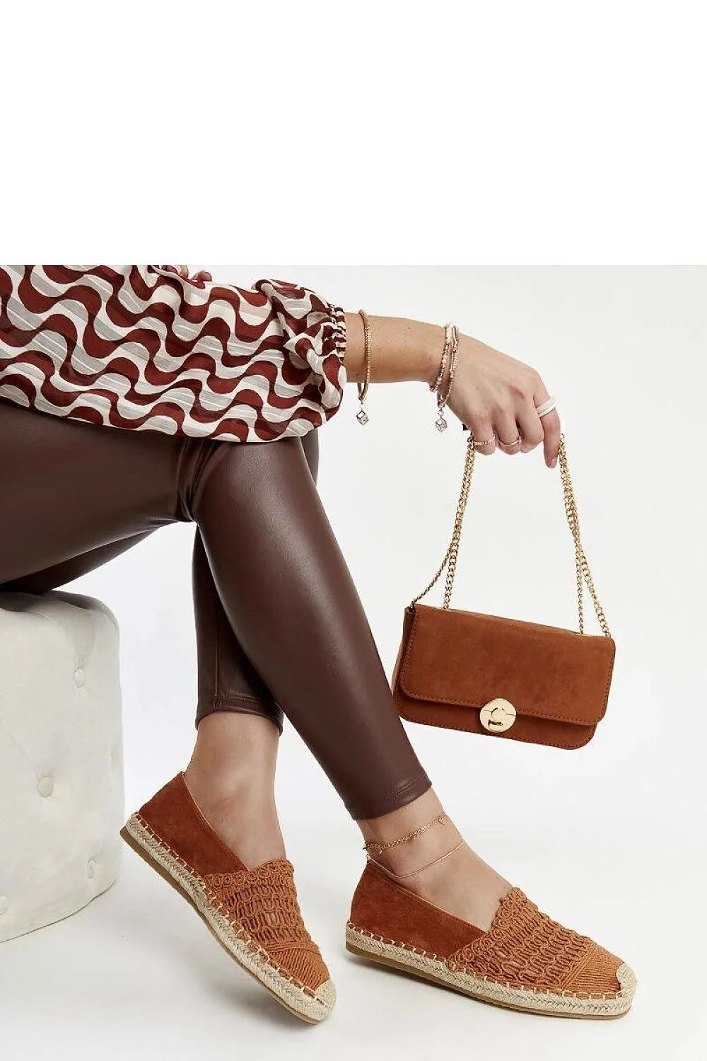 Mint openwork espadrilles