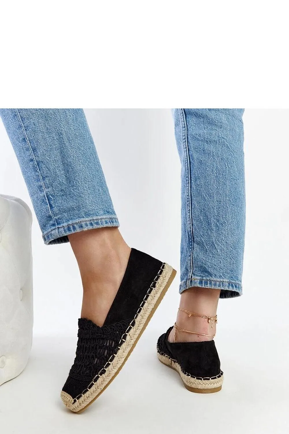 Mint openwork espadrilles