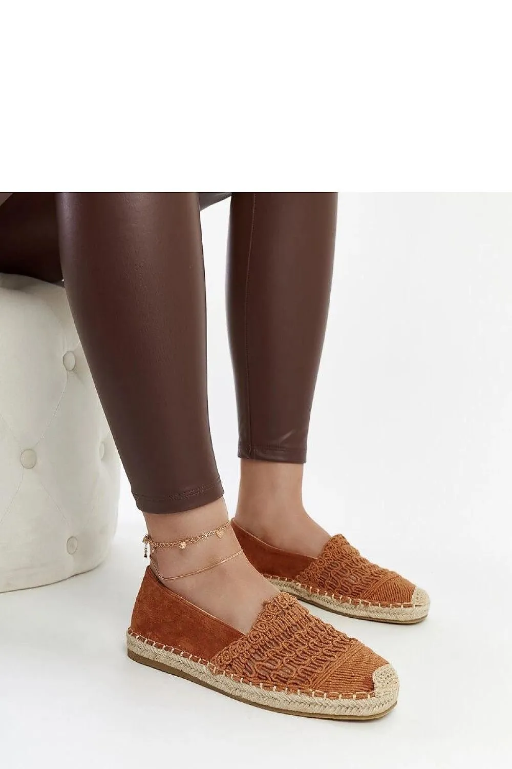 Mint openwork espadrilles